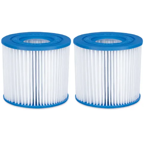 Lot de 2 cartouches filtres pour piscine modèle D