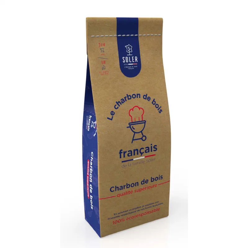 Charbon de bois qualité supérieure 20L