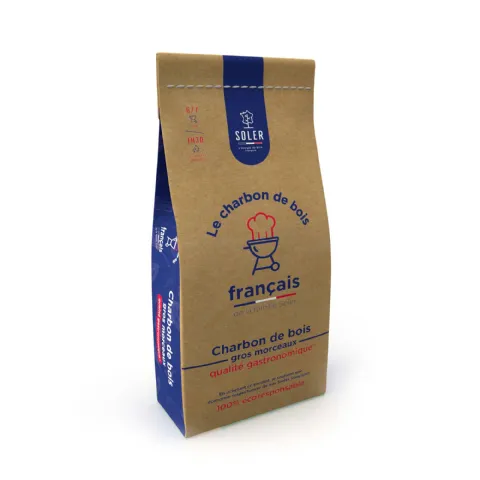 Charbon de bois qualité gastronomique Soler 40L