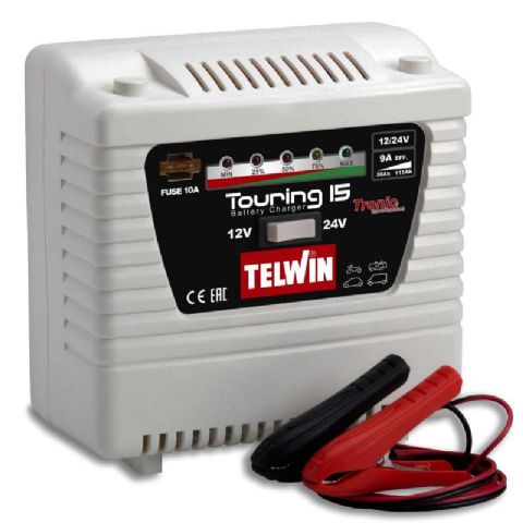 Chargeur de batterie 12v-24v Telwin Touring 15 