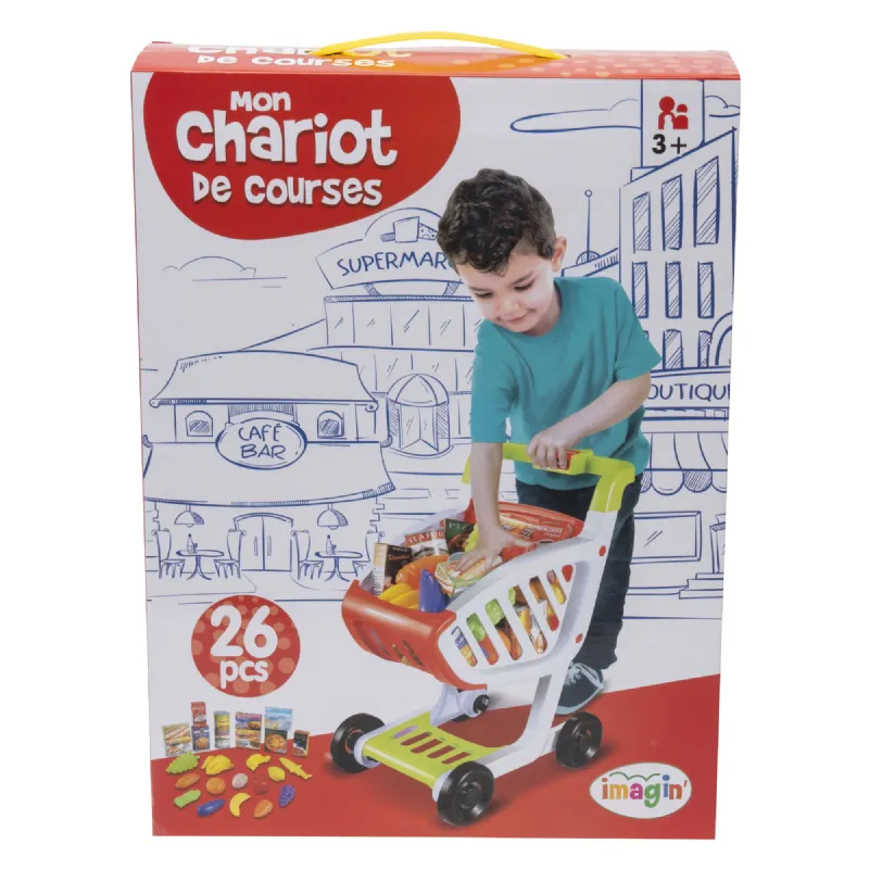 Chariot de course fruits et légumes
