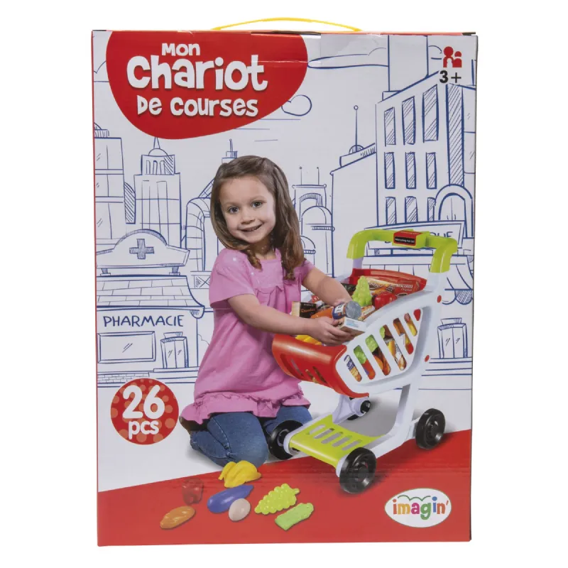 Chariot de course fruits et légumes