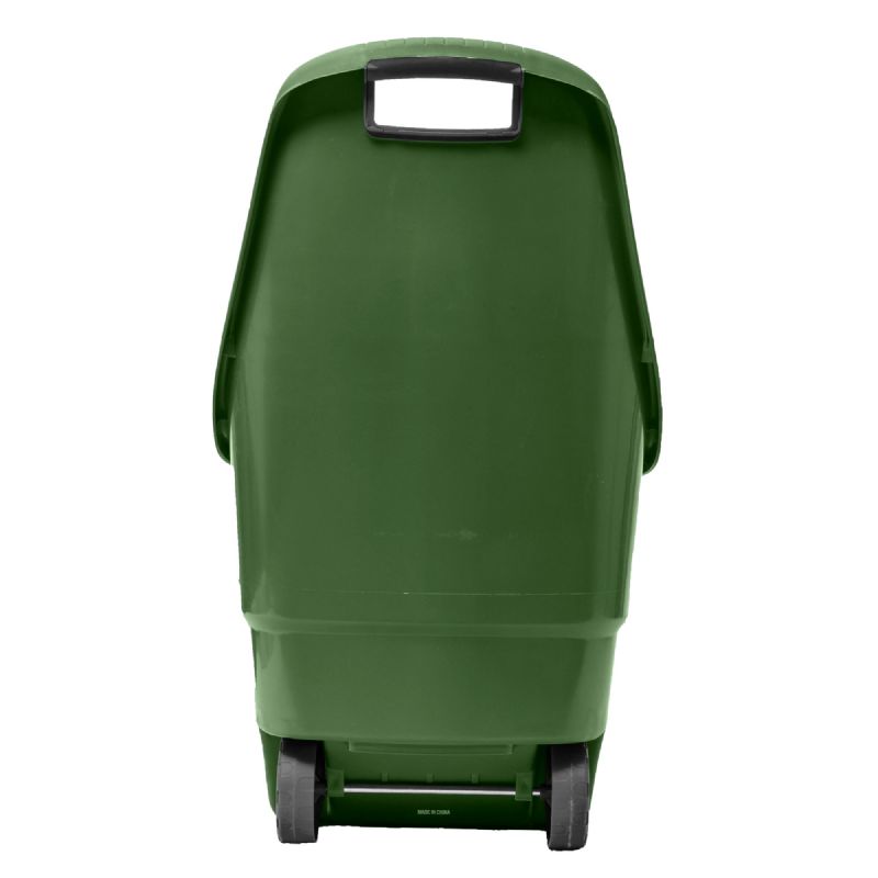 WERKA PRO Chariot De Jardin 90L Sur Roues - Brouette Polyvalente Pour Transport Feuilles, Outils, Déchets Verts