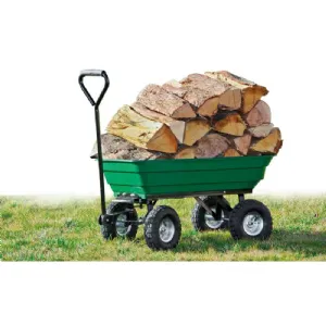 Chariot remorque de jardin 52 litres