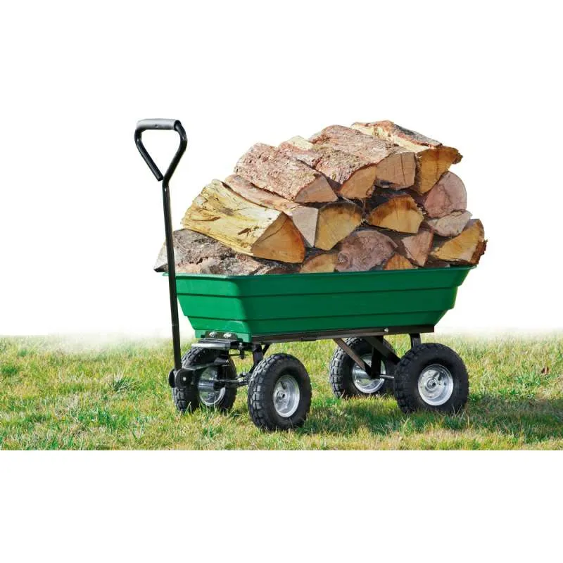 Chariot remorque de jardin 52 litres