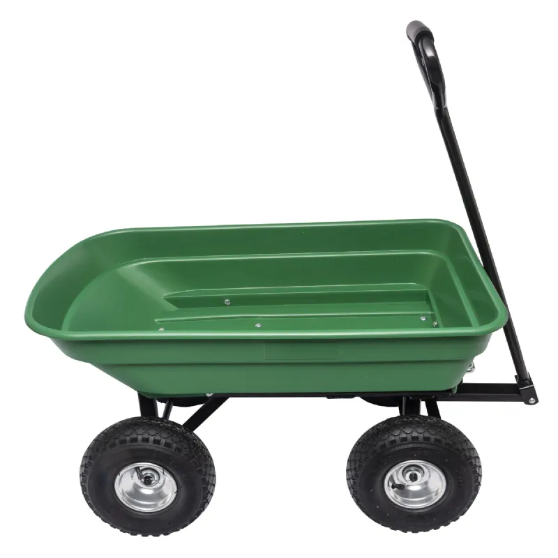 Chariot remorque de jardin 52 litres Werkapro