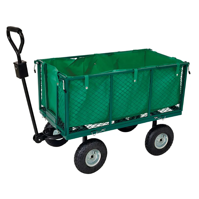 Chariot remorque de jardin grillagé Werkapro