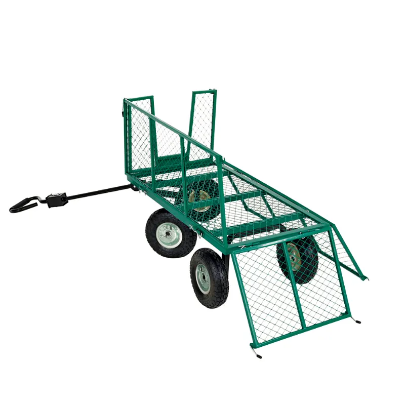 Chariot remorque de jardin grillagé Werkapro