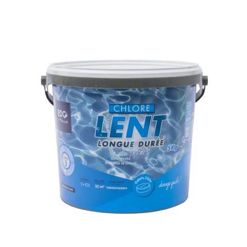 Chlore lent 250g en galet 5 kg 