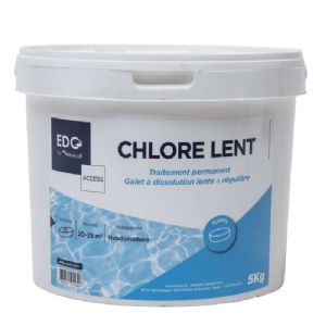 Chlore lent galets solubles 200g 5kg