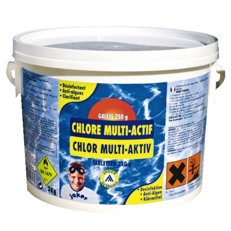 Chlore multi-actif 3 kg