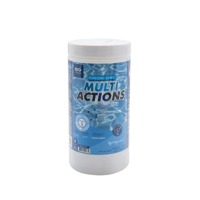 CHLORE MULTIACTIONS - PASTILLES 20GR - BOITE DE 1KG - EDG ACCESS - EDG by  Aqualux