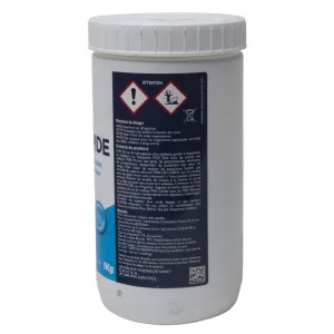 Chlore rapide pastilles 25gr 1kg