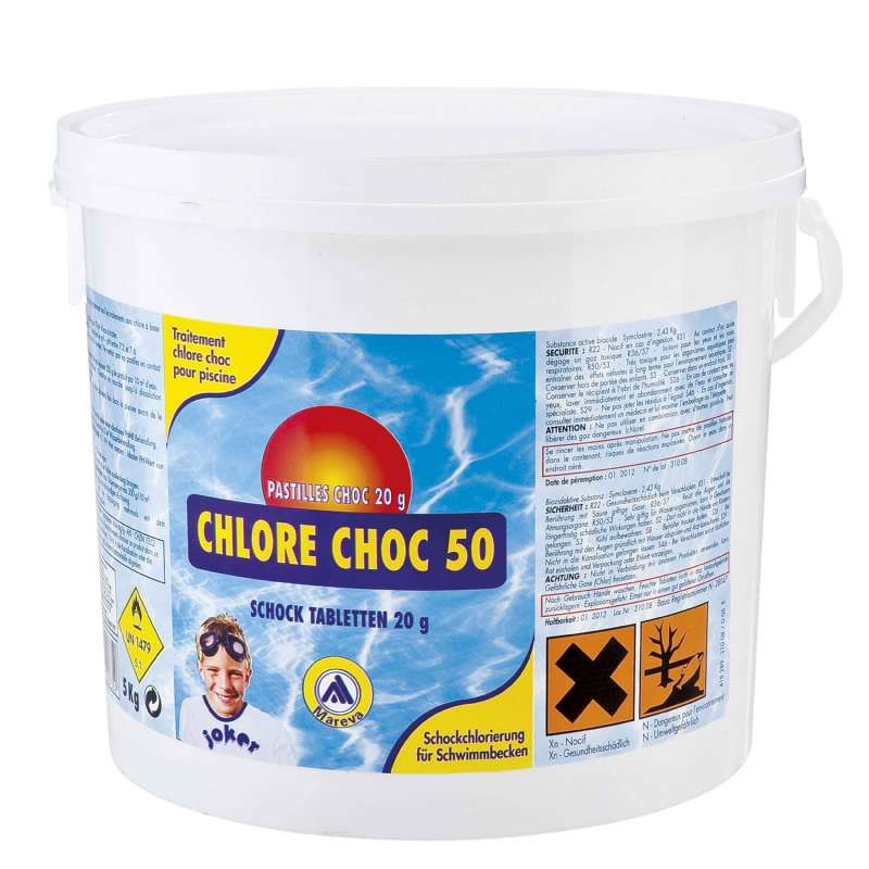 Chlore Choc pastilles 5kg