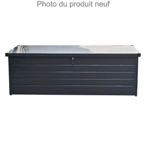 Coffre de rangement de jardin en métal WERKA PRO (1000 litres)