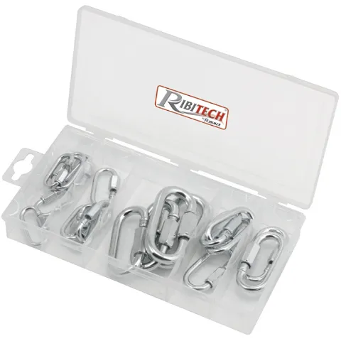 Coffret de 20 maillons rapides assortis