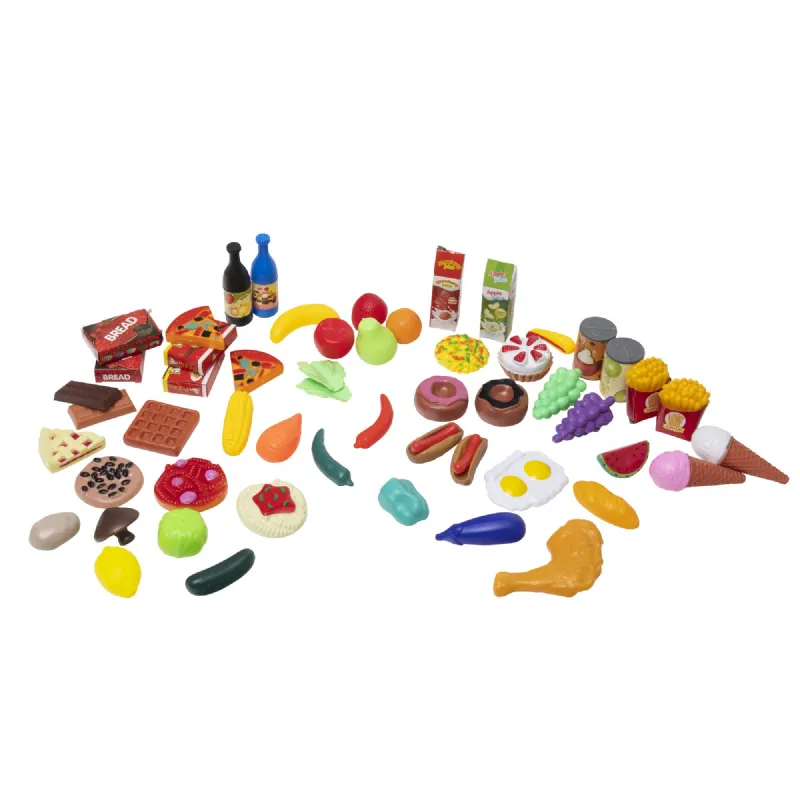 Coffret nourriture pour dinette 60pcs