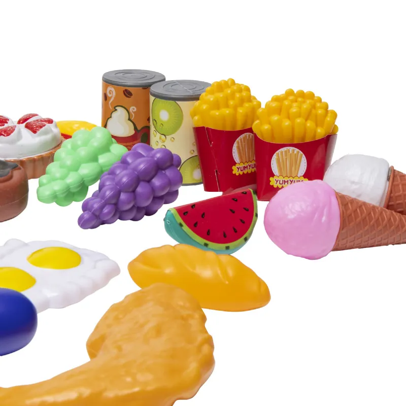 Coffret nourriture pour dinette 60pcs