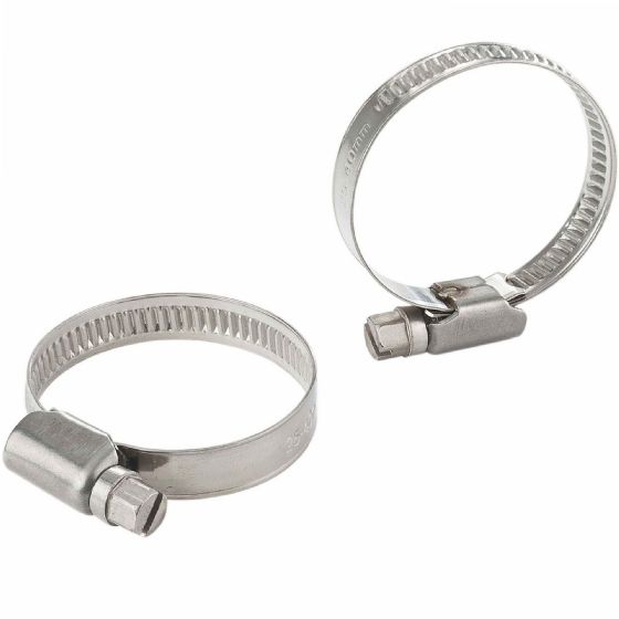 Collier De Serrage Inox Ribiland - 2 Pièces Pour Tuyaux 25 à 40 Mm - Fixation Solide