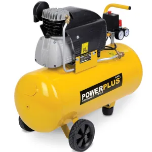 Compresseur Powerplus 50 litres 2cv 1500w