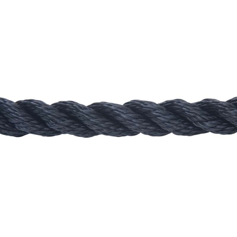 Corde noire polyester 10 mètres WERKA PRO