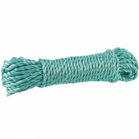 Corde polypropylène torsadée - Diamètre 12 mm - Longueur 20 m - Bleu