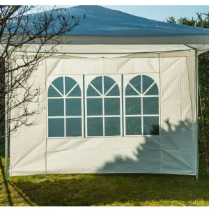 Côté de tente fenêtre blanc 2.9 x 1.9 m