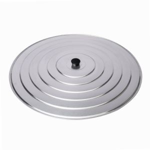 VAELLO Couvercle Paella Aluminium Ø50cm - Anti-Éclaboussures, Corrosion | Accessoire Cuisine