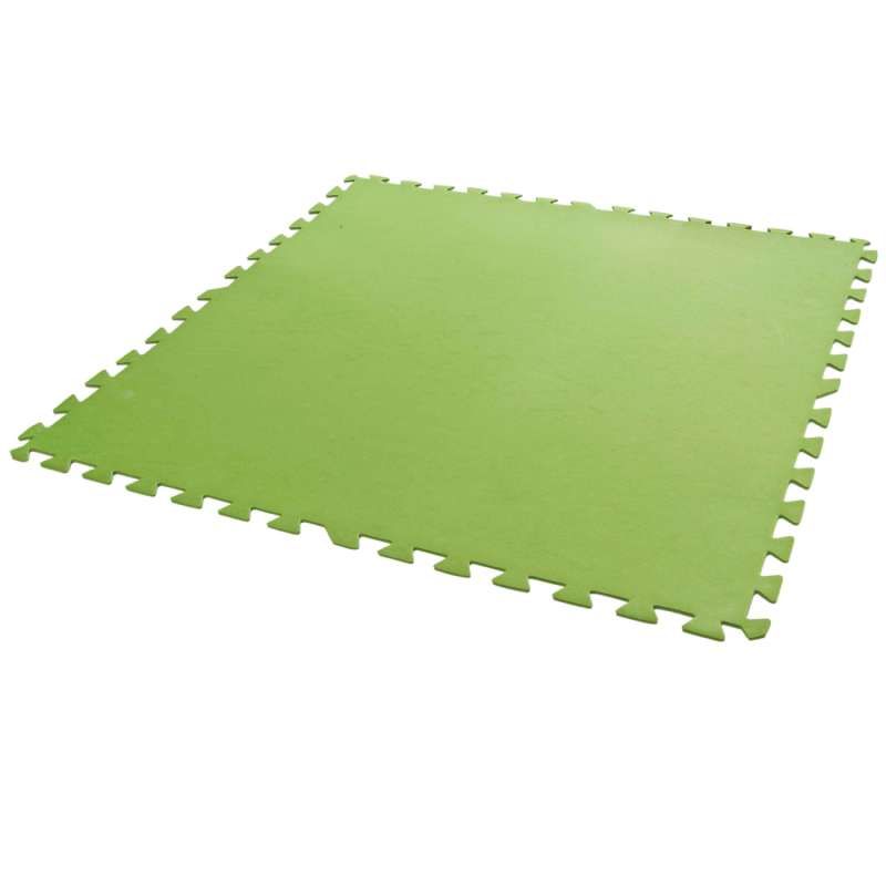 Dalles de sol vertes 78 x 78 cm 9 pièces