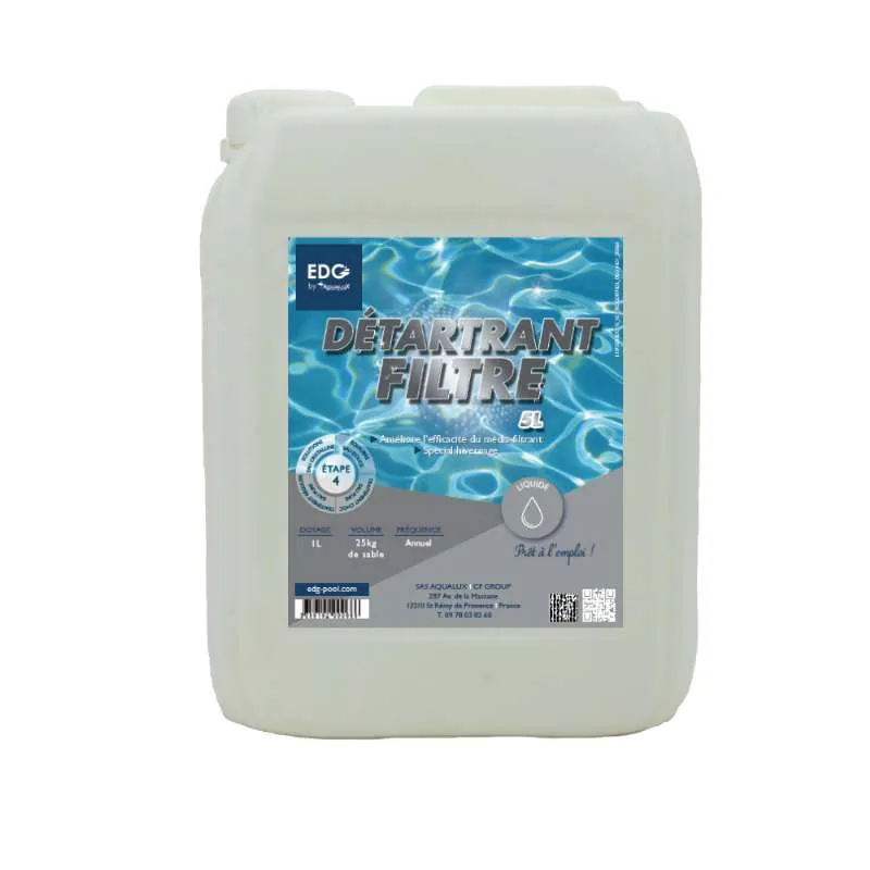 Nettoyant de filtre à sable piscine ( bidon de 5L ) - Provence Outillage