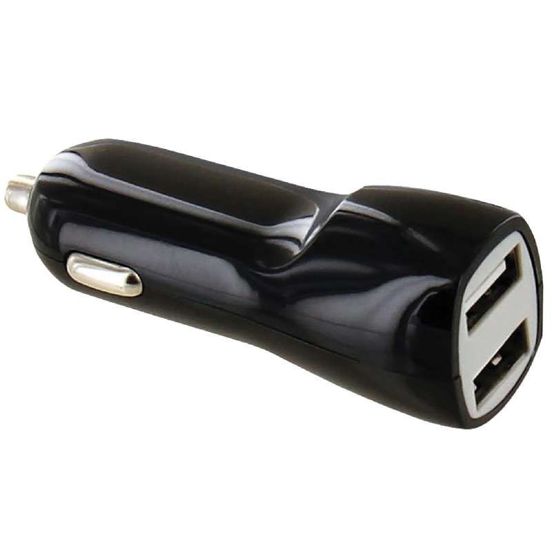Chargeur double USB 12-24V allume-cigare