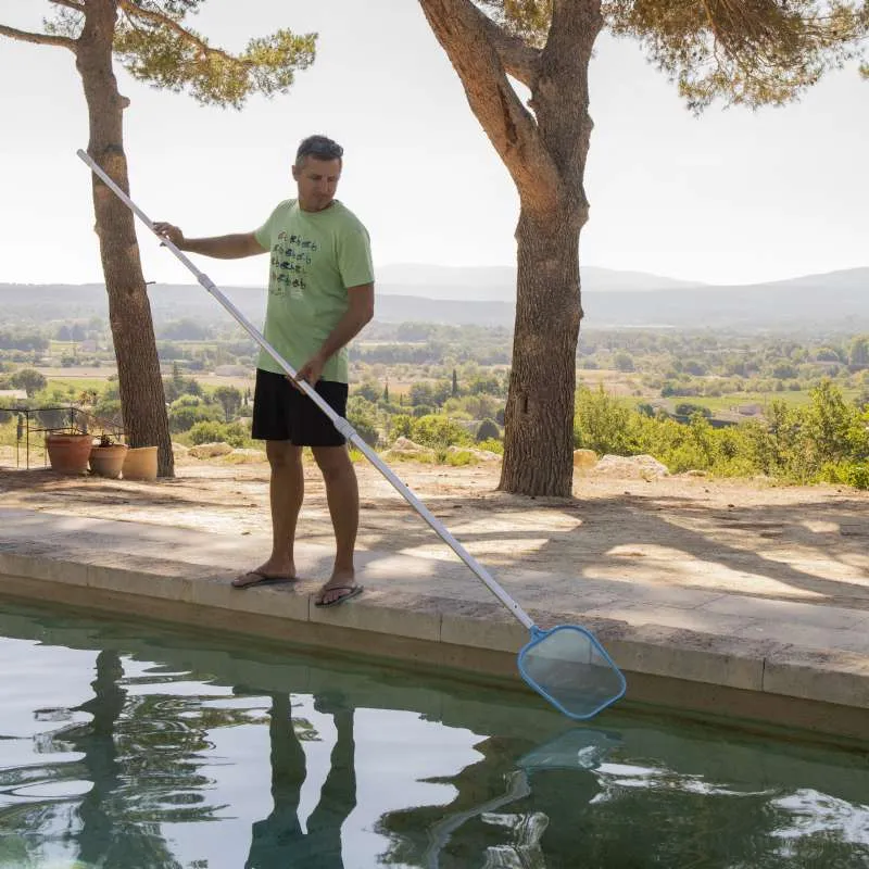 Épuisette de surface piscine bleu foncé WERKA PRO - Provence Outillage