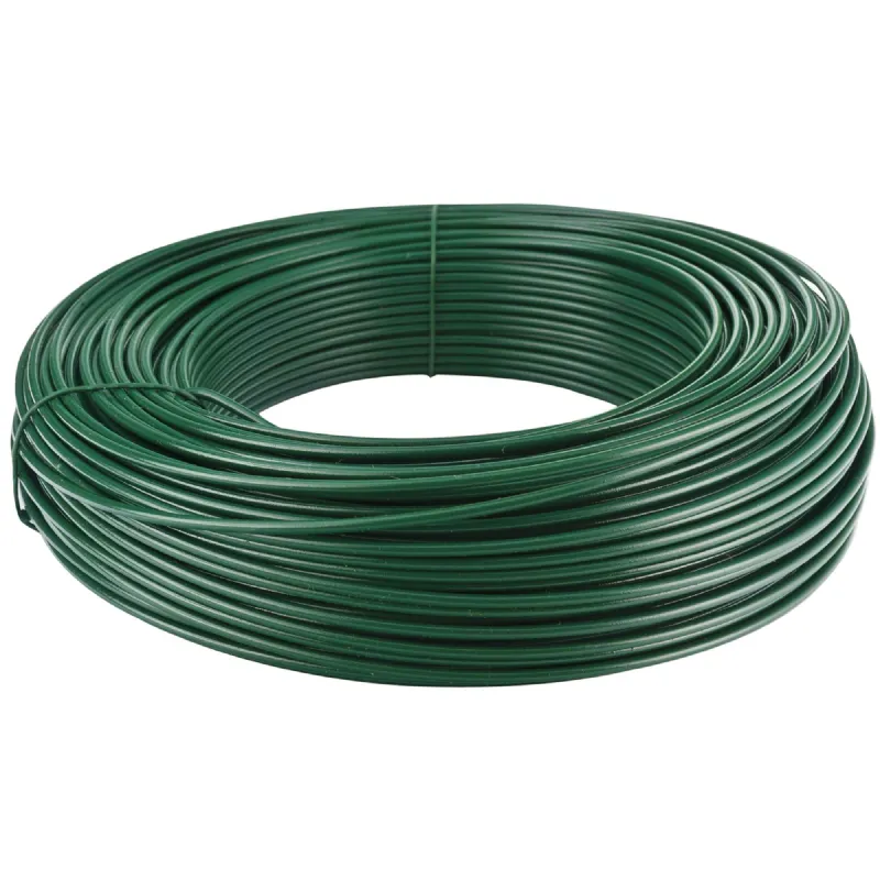 Fil de fer plastifié 3,3 mm x 100 m 