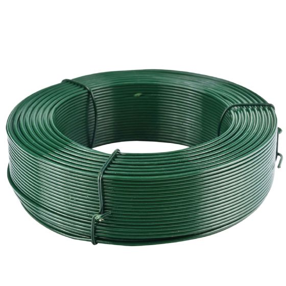 Fil De Fer Plastifié Vert 1,6mm - 100m Corderie Italiane - Pour Jardinage Et Bricolage