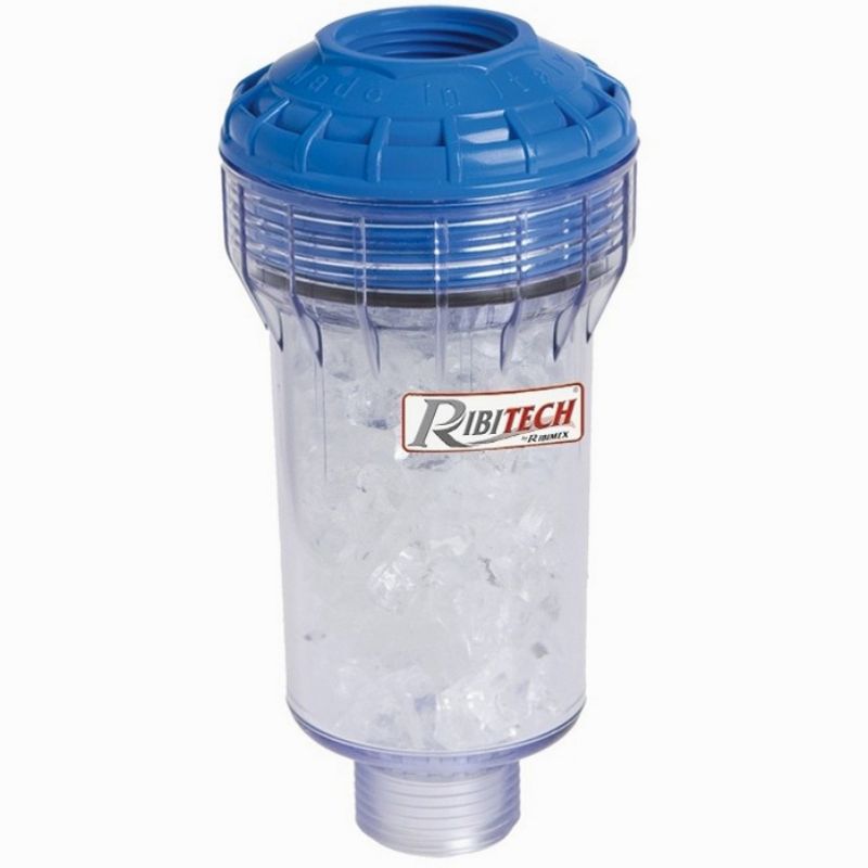 Filtre Anti-calcaire à Polyphosphates - Pour Machine à Laver Et Lave-vaisselle - Filetage 3/4" - Rechargeable
