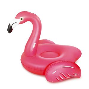 Flamant rose gonflable XXL