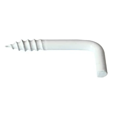 Gond à visser plastifié blanc filet bois Vissal
