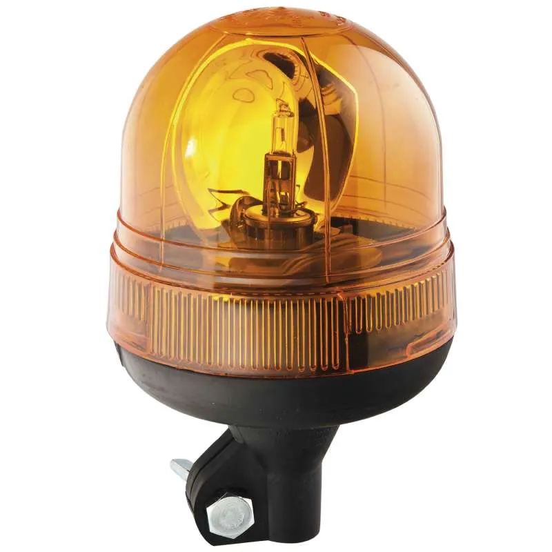 Gyrophare boule 12 Volts sur tige