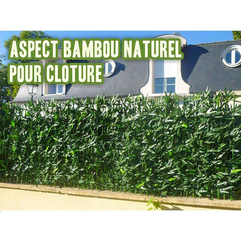 Haie artificielle bambou 1x3m