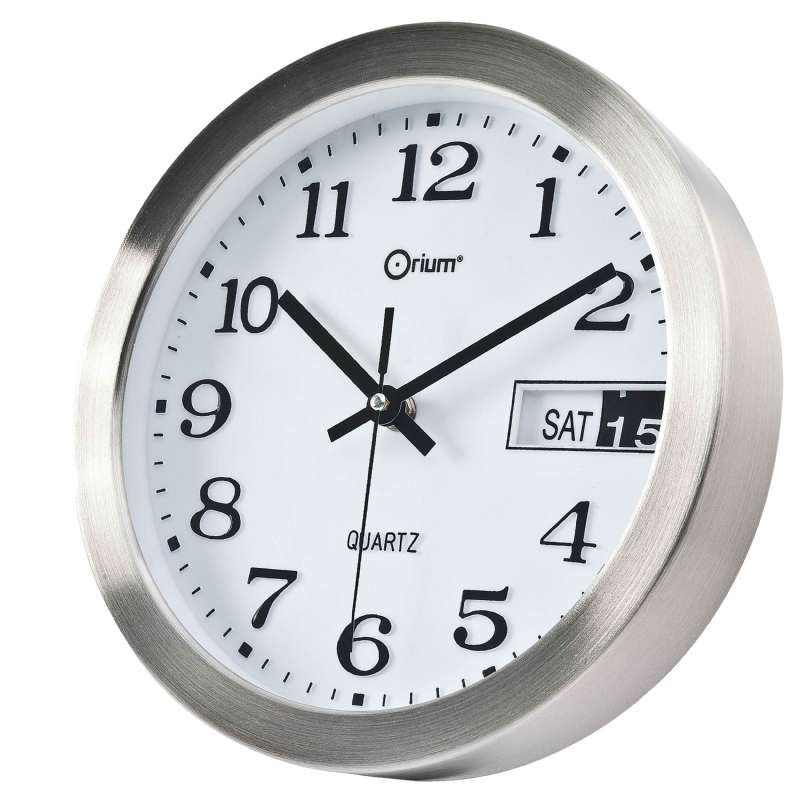 Horloge inox avec date 