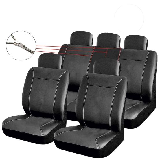 housse pour voiture buffalo auto simili cuir 9 pièces. Provence Outillage