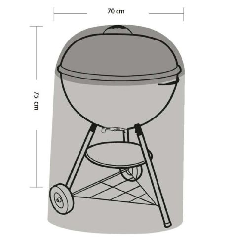  Housse pour barbecue et plancha (Ø70x75cm) Werkapro