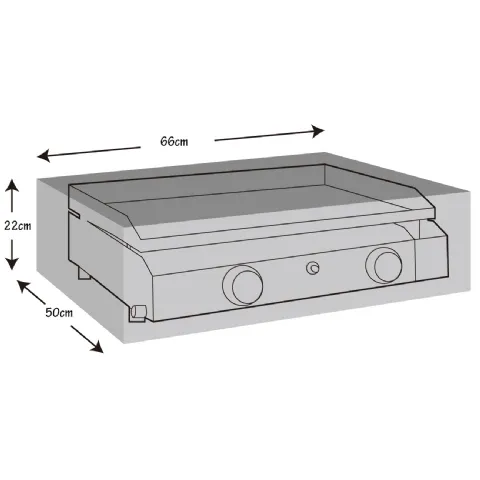 Housse de protection pour plancha à gaz (66x50x22cm) WERKA PRO