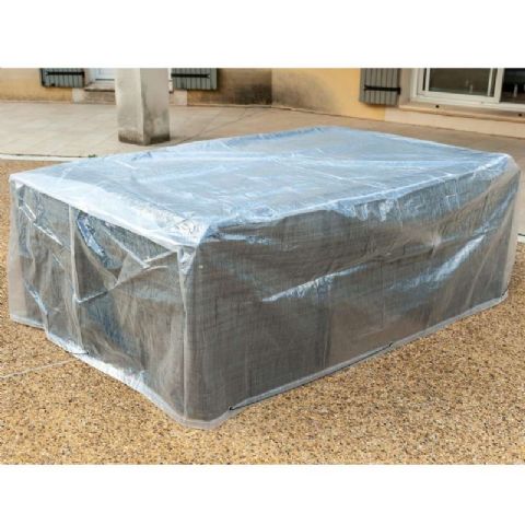Housse de protection bâche pour mobilier de jardin extérieur 75x123x123cm  anthracite 04_0002799