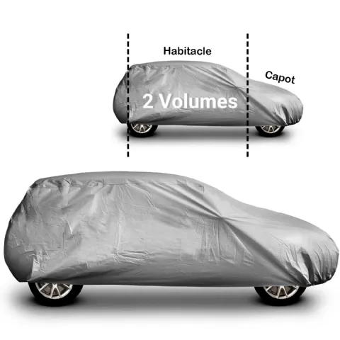 Housse voiture 2 volumes doublée Werkapro