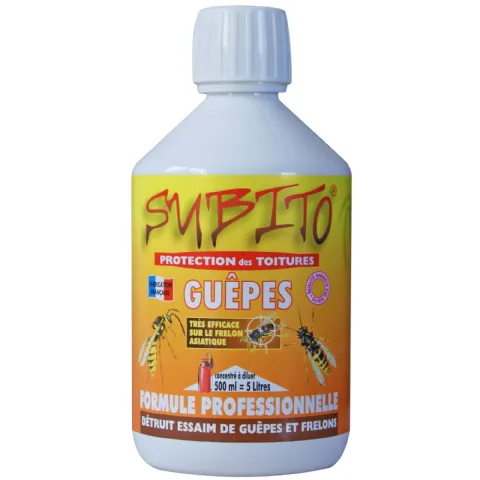 Insecticide guêpes concentré Subito 500ml