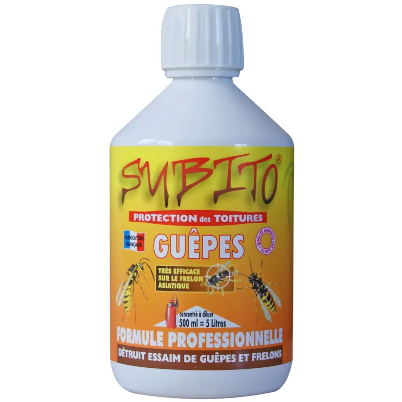 Insecticide guêpes concentré Subito 500ml