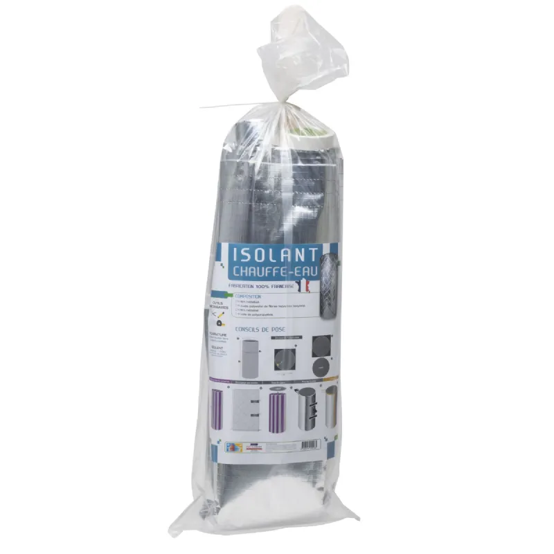 Isolant ballon d'eau chaude matelassé 4 couches