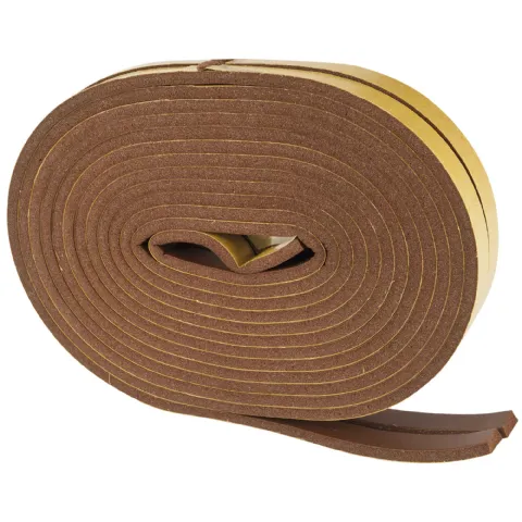 Joint adhésif PVC marron, profil 'I' 6M