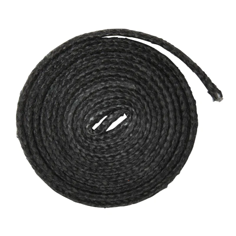 Promo Joint tresse noir rond ou plat pour insert de cheminée ou poêle chez  Provence Outillage